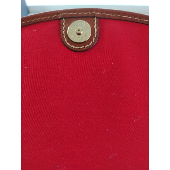Dooney & Bourke Blue Pebble Grain Hallie Bag Crossbody Flap Close Adjust Strap - Picture 7 of 16